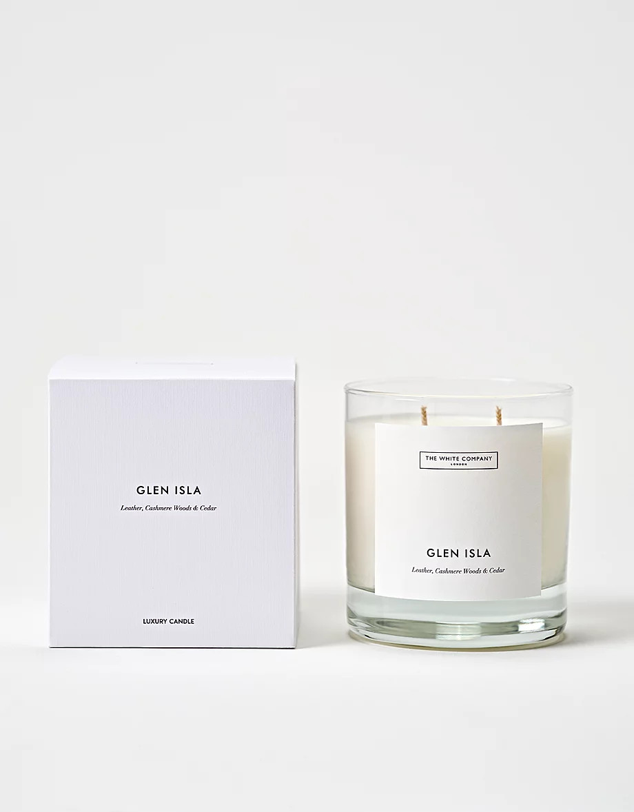 Glen Isla Luxury 2 Wick Candle | Candles | The  White Company | The White Company UK & ROW