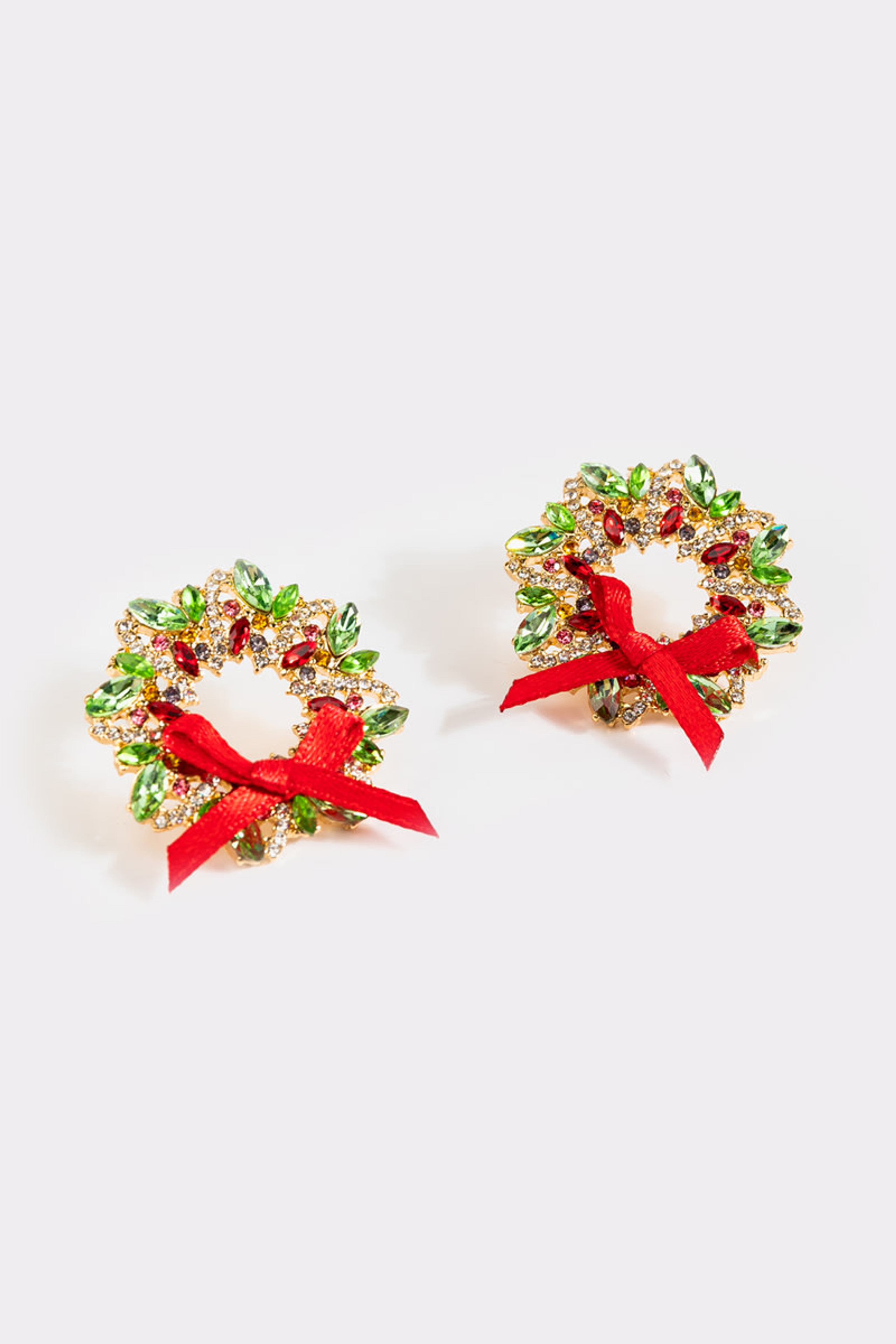 Crystal Wreath Statement Studs | Francesca's