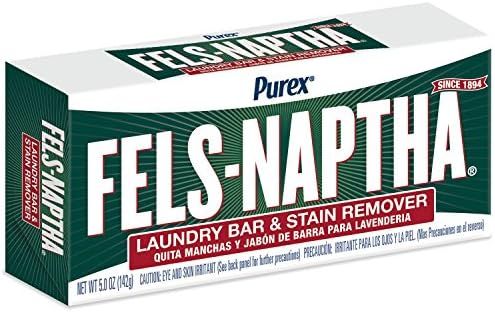 Purex Fels-Naptha Laundry Bar & Stain Remover & Pre-treater, 5 Ounce | Amazon (US)