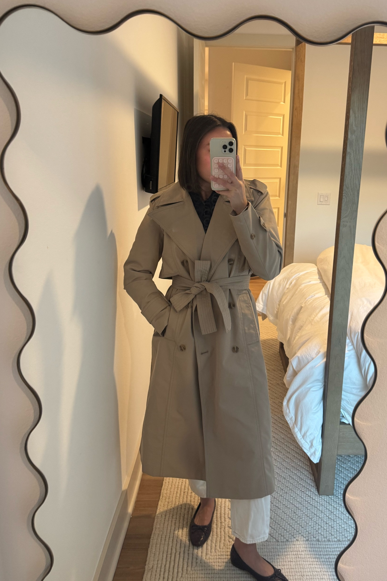 Cheers to chilly weather! My trench coat is on sale for $80 when added to your cart!!! Perfect, timeless coat for such a steal! 

#LTKFindsUnder100 #LTKStyleTip #LTKSaleAlert