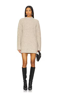 Lovers and Friends Abra Sweater Dress in Beige from Revolve.com | Revolve Clothing (Global)