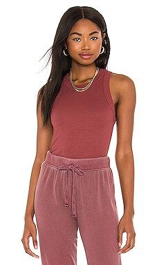 LA Made Aida Racer Front Tank in Terracotta from Revolve.com | Revolve Clothing (Global)