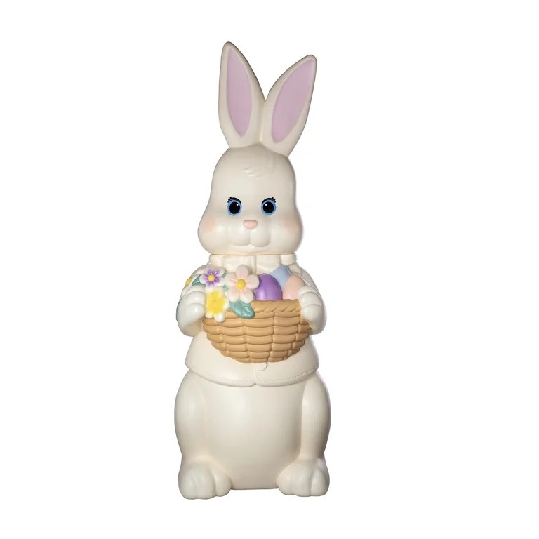 Lighted Blow Mold Easter Bunny, Outdoor Decor, White, 60" Outdoor/Indoor decor | Walmart (US)