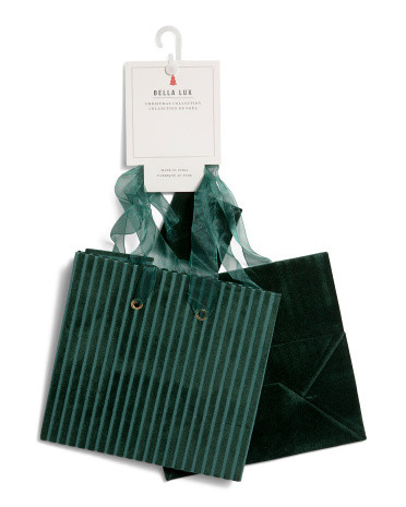 Set Of 2 Velvet Gift Bags | TJ Maxx