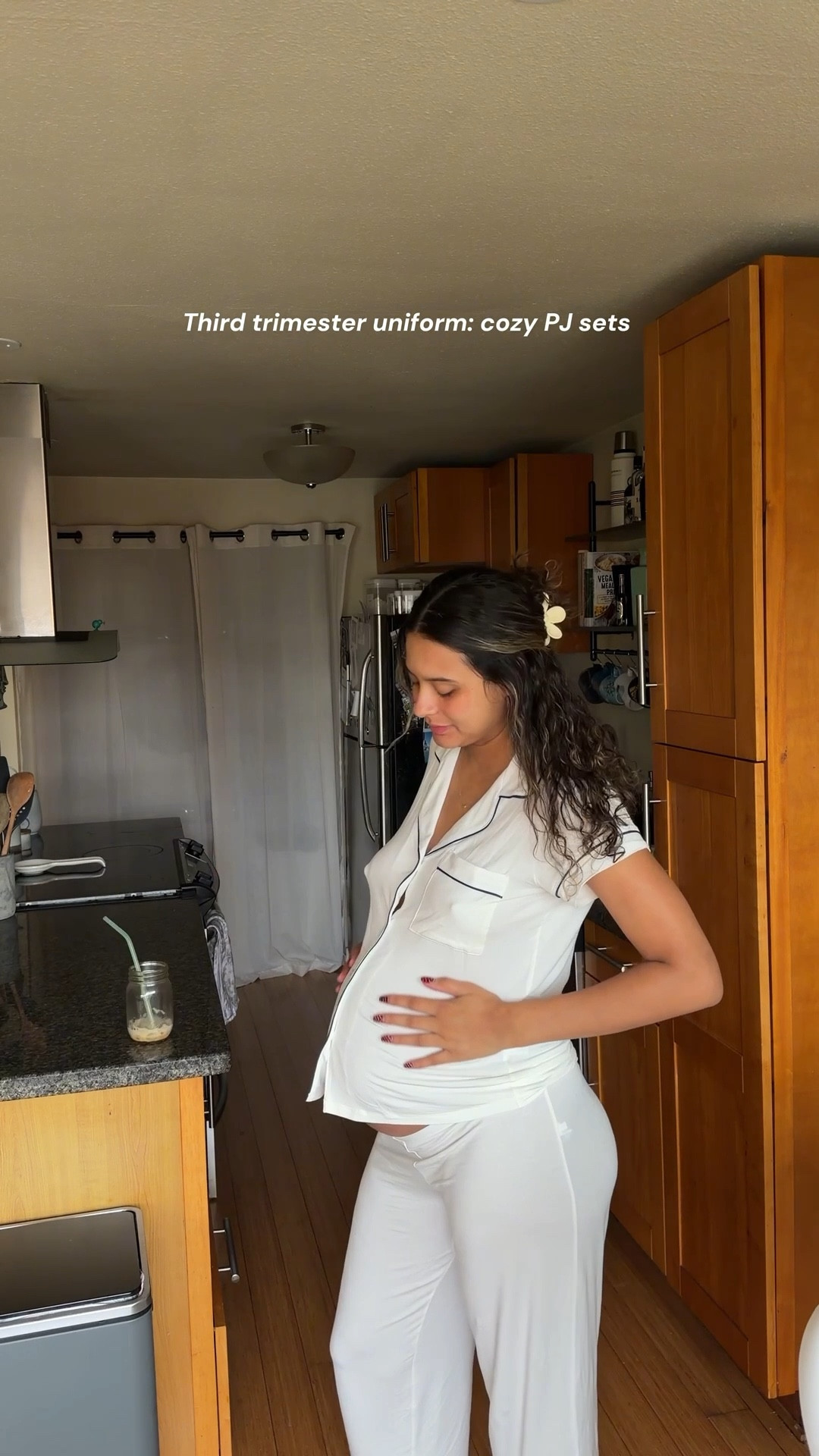 Third trimester uniform = cozy Eberjey PJ sets 🤍
These are my absolute favorites for pregnancy; super soft, breathable, and actually make me feel put together. I’m wearing a size Medium here.
Linking the exact set!

#LTKBump #LTKselfcare #LTKmomlife