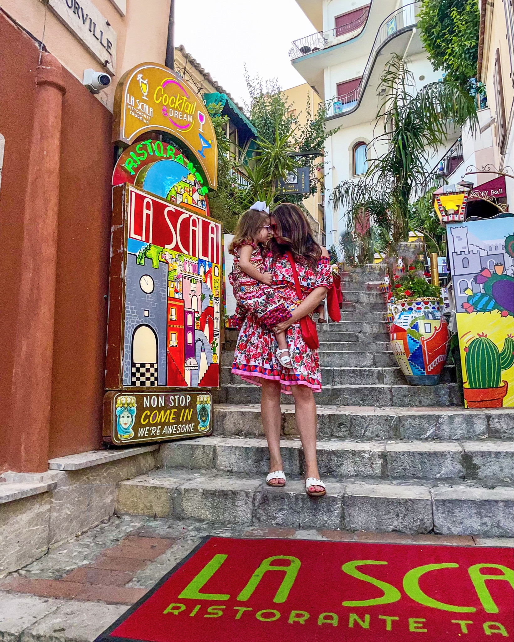 Matching mommy & me in Sicily
Italian print dress
Sicilian print dress
Designer dupe
Italy Vacay inspo
Girls Italian dress
Girl mom 
Mommy daughter matching 
Family matching 
Mommy & mini 
Sicily outfit inspo
The white lotus 

#LTKeurope #LTKfamily #LTKtravel