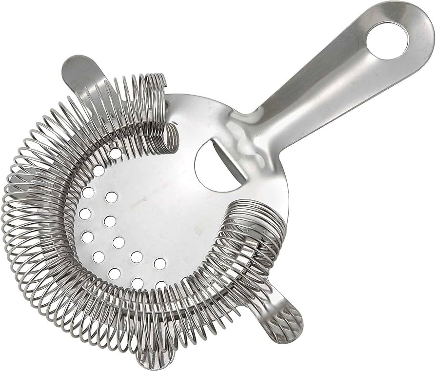 Winco Stainless Steel 4-Prong Bar Strainer | Amazon (US)