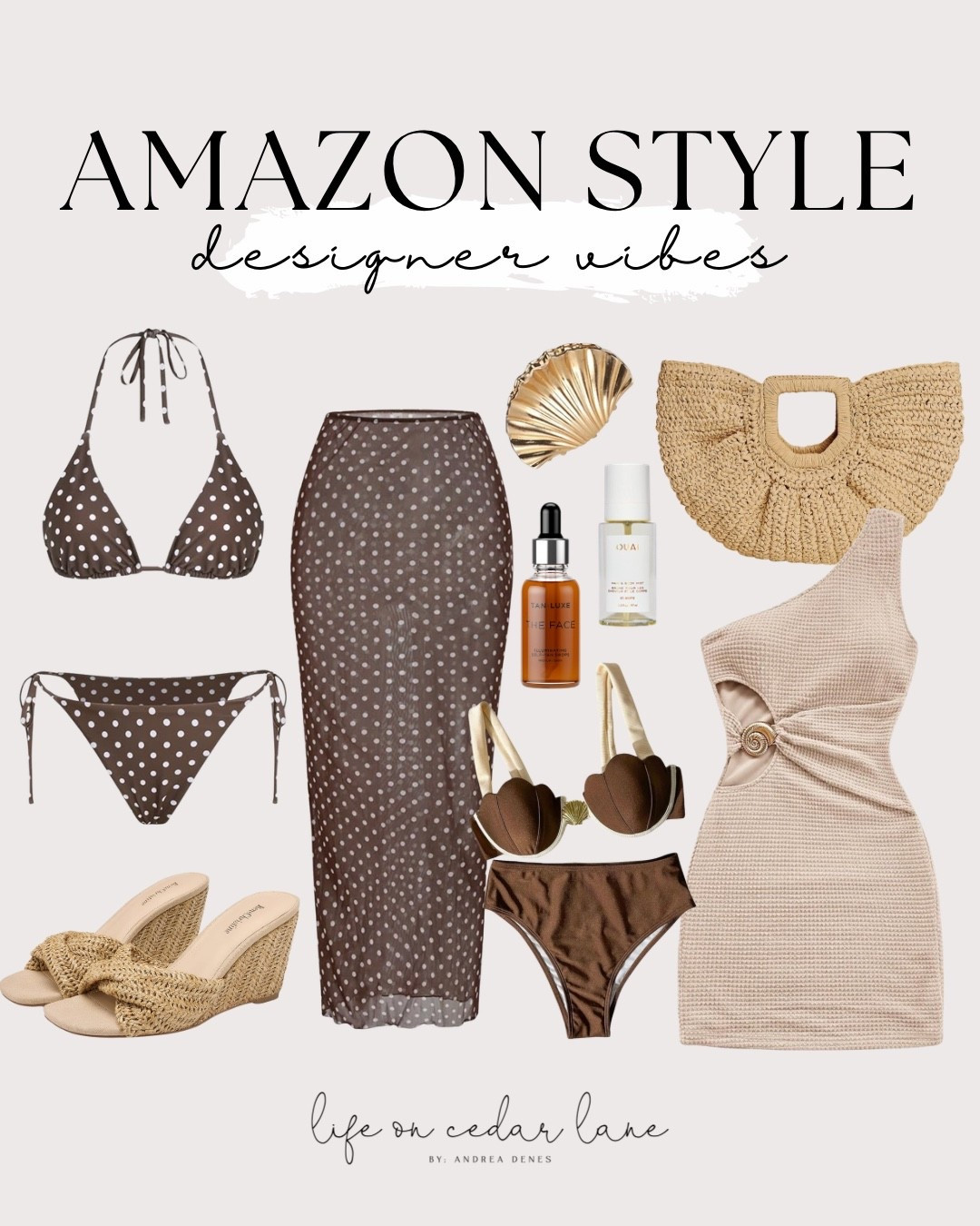 Summer ready with these Amazon finds! Perfect for a beach day. #amazonstyle #beachvibes

#LTKOver40 #LTKTravel #LTKSaleAlert