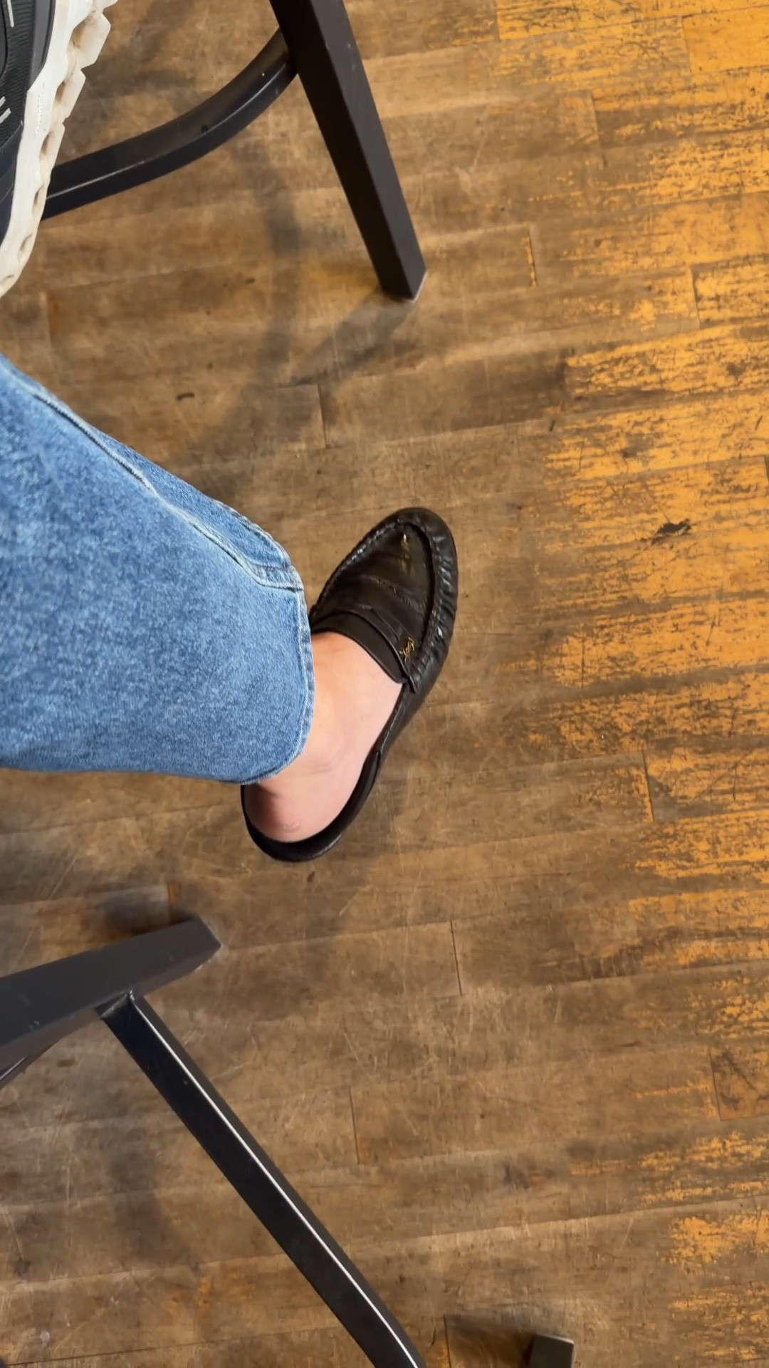 One of my most worn and most favorite fall shoes. I love that these Saint Laurent loafers are a two in one shoe. You can pull the back up and make it a heel covered loafer or you can push it down and make it a slide on mule. You’re basically getting two shoes in one.  Girl math. I also linked the budget friendly version. I own those as well in burgundy. ￼

#LTKootd #LTKOver40 #LTKWorkwear