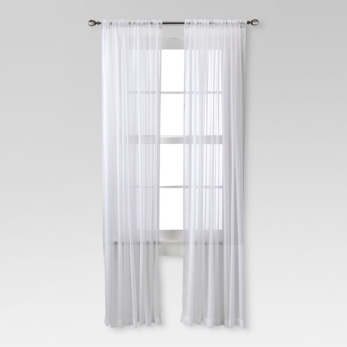 Chiffon Sheer Curtain Panel - Threshold™ | Target