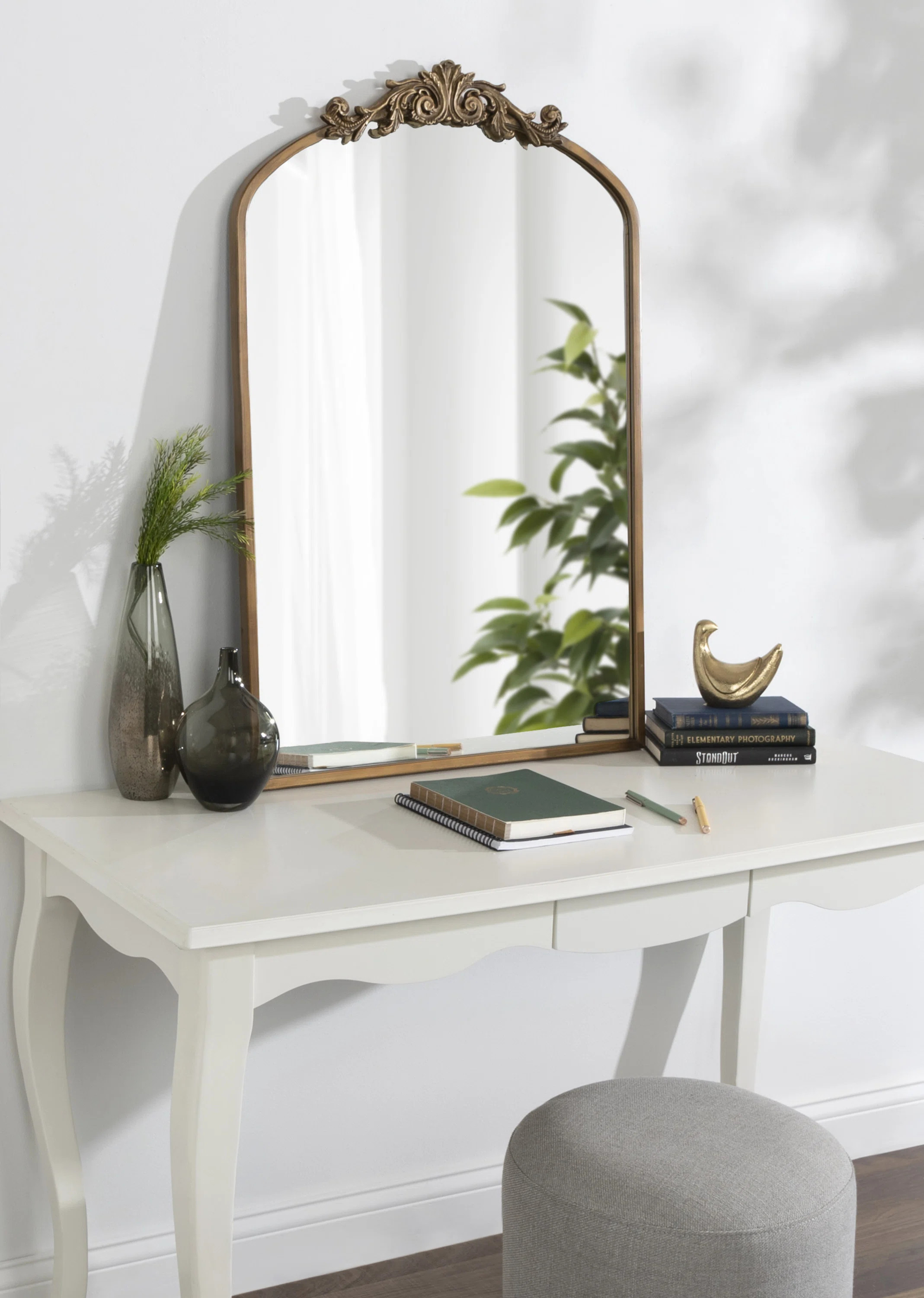 Anglo Metal Flat Wall Mirror | Wayfair North America