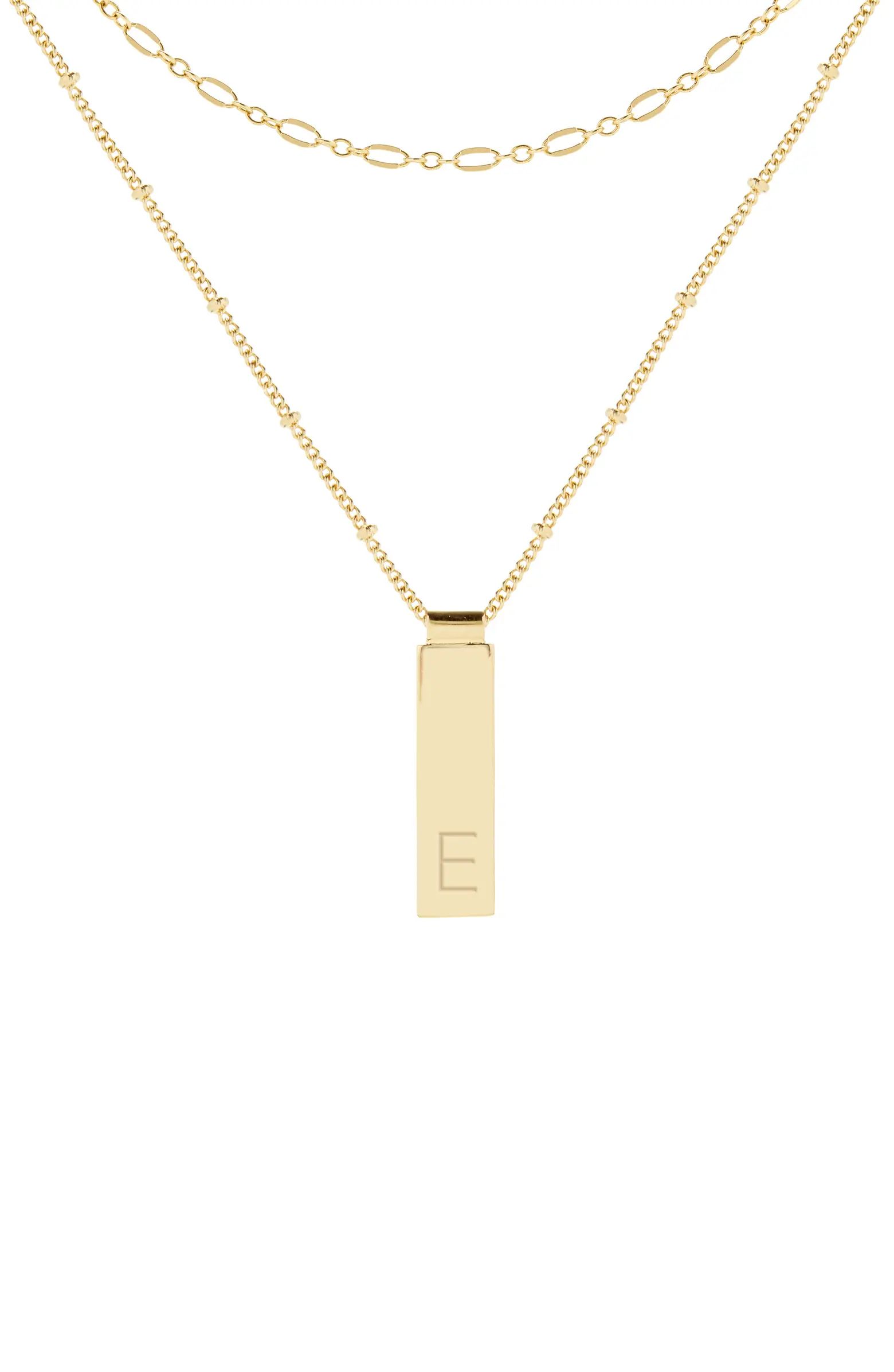 Brook and York Maisie Set of 2 Initial Layering Necklaces | Nordstrom | Nordstrom