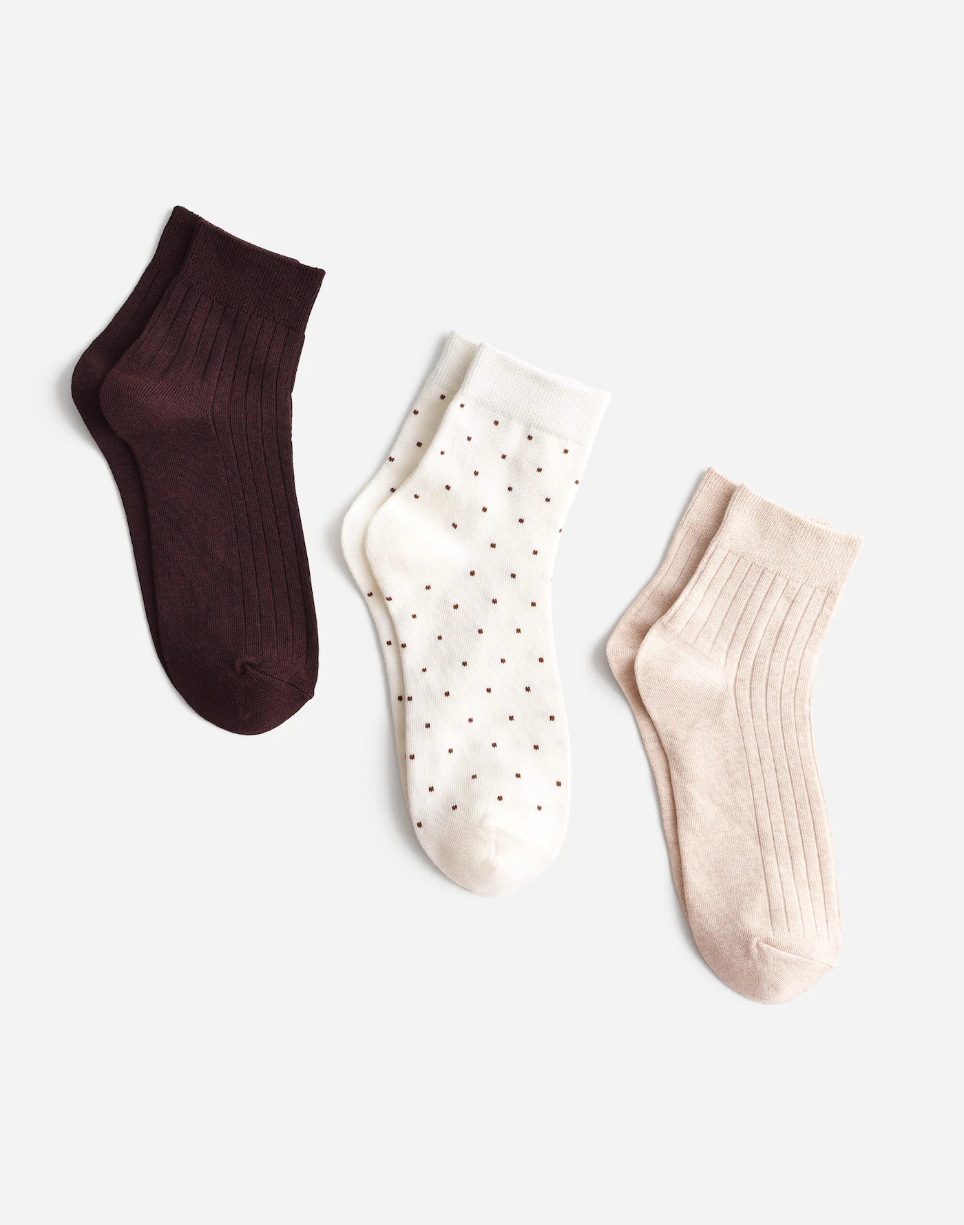 Three-Pack Slinky Ankle Socks | Madewell | Madewell