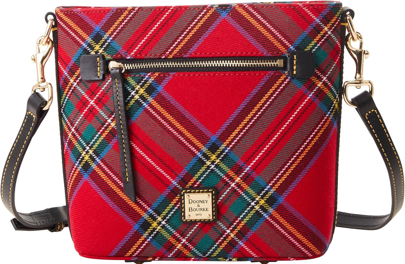 Dooney & Bourke Handbag, Tartan Small Zip Crossbody | Amazon (US)
