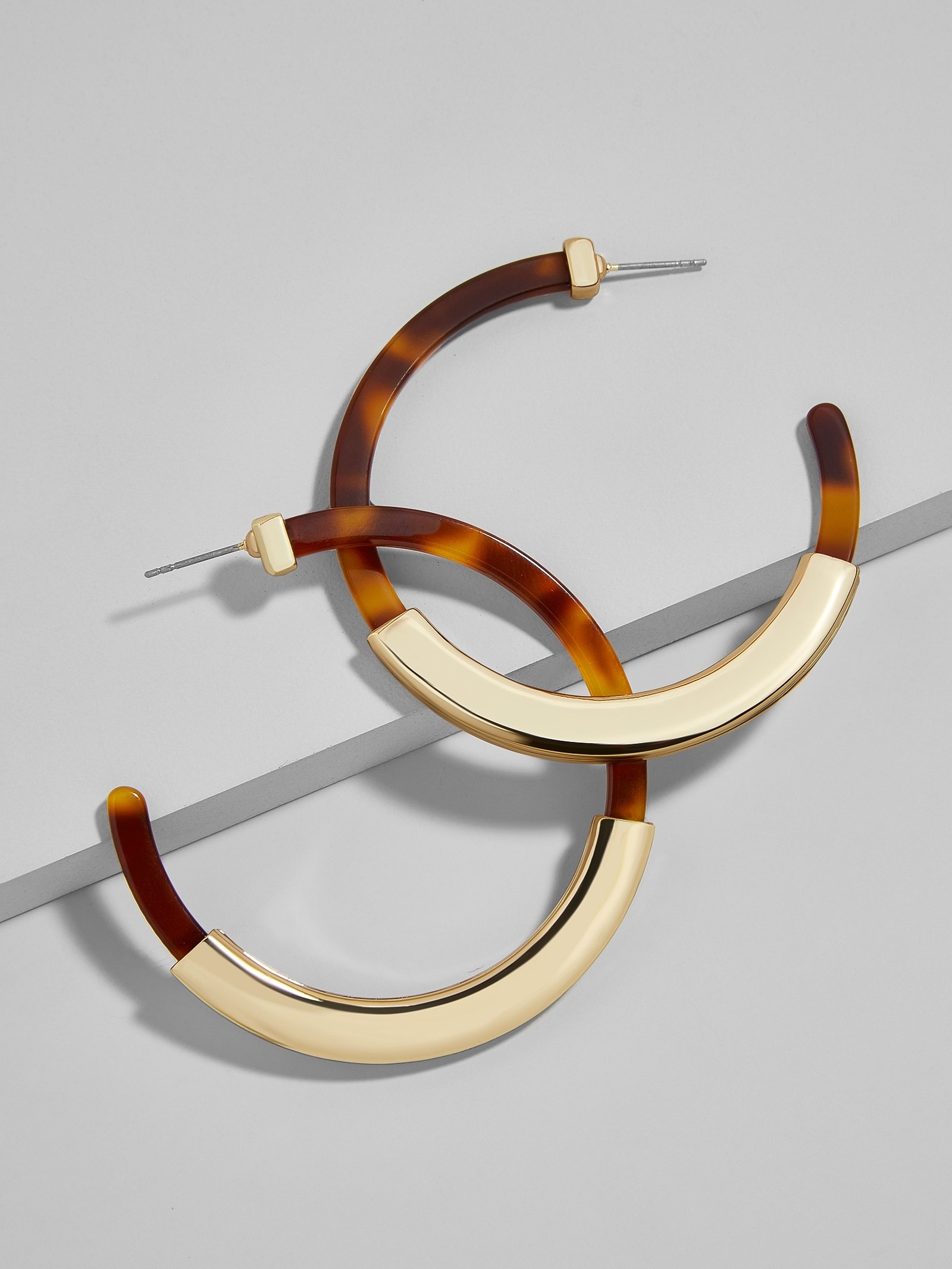 Tassiana Resin Hoop Earrings | BaubleBar (US)