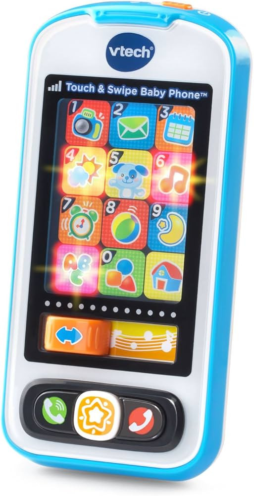 VTech Touch and Swipe Baby Phone, Blue | Amazon (US)