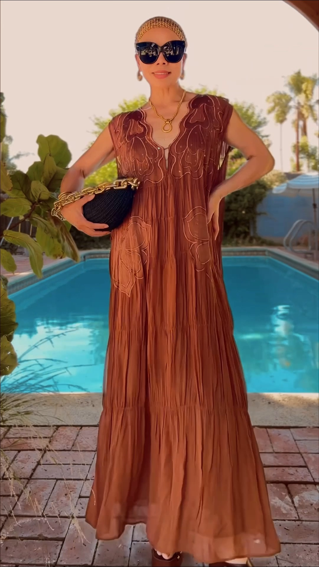 Getting ready for Friday night’s OOTN.
This embroidered dress is so flowy and breathable—and the detailing is just beautiful. ✨

#LTKOver40 #LTKWedding #LTKItBag