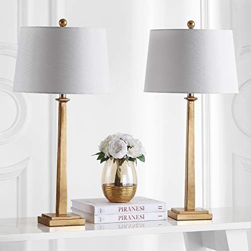 Safavieh Lighting Collection Andino Gold 32-inch Bedroom Living Room Home Office Desk Nightstand ... | Amazon (US)