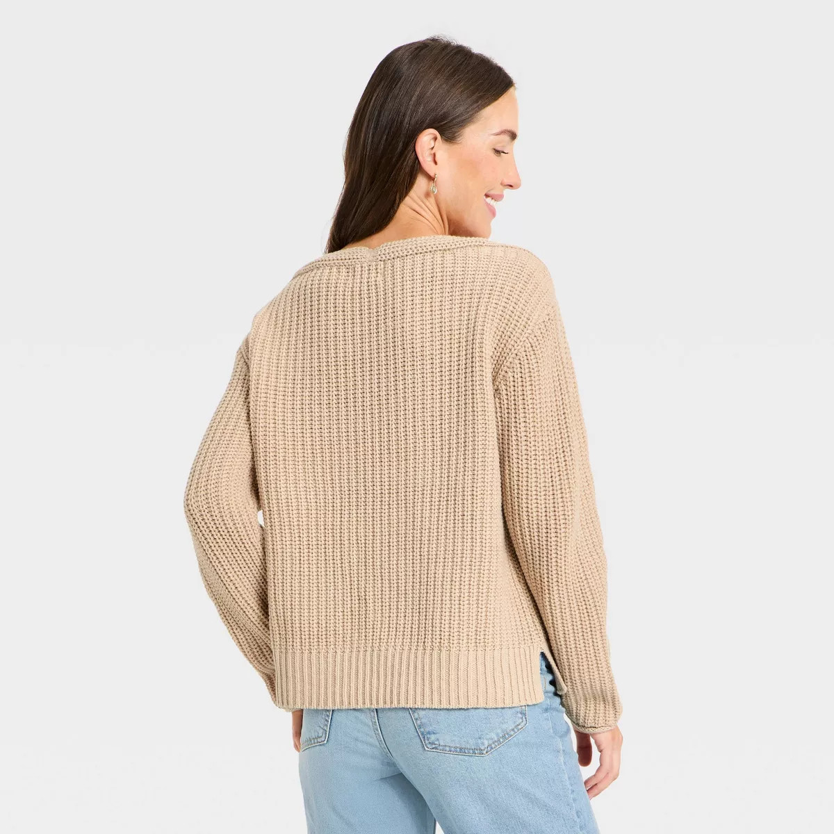 Women's Wide V-Neck Pullover Sweater - Universal Thread™ | Target