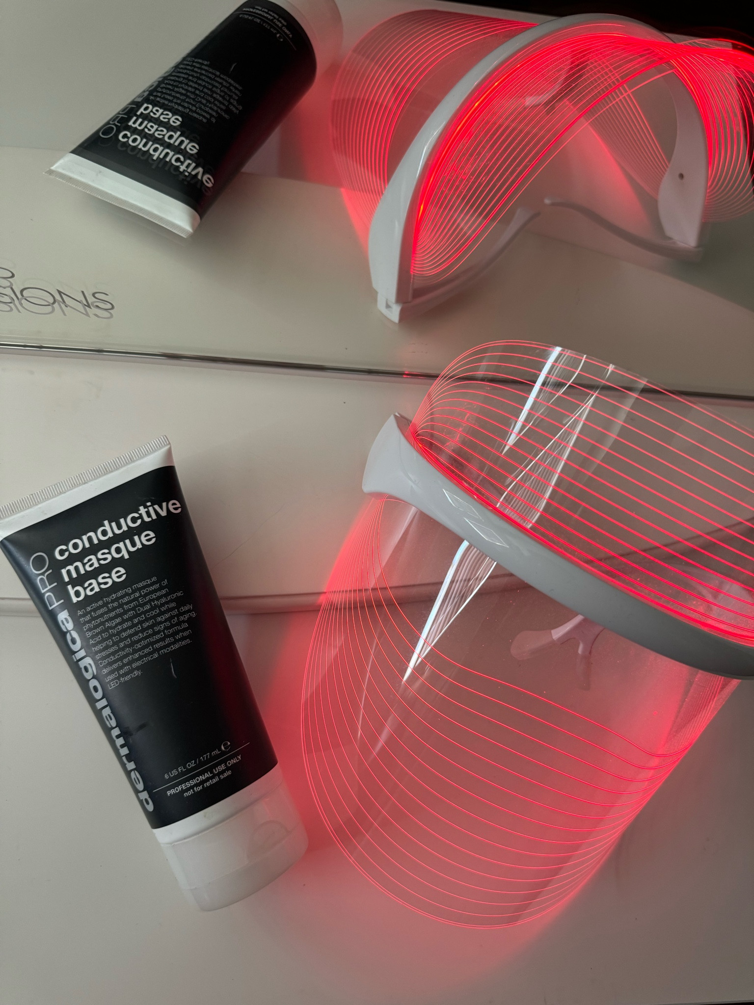 Affordable LED mask paired w/ LED compatible topical mask. LOVE the glowy, dewy skin I have after using these two together. #LTKskin #dermalogica #skincare #selfcare 

#LTKbeauty