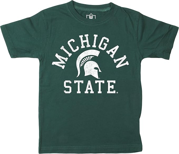 Wes and Willy NCAA Kids Short Sleeve Organic Cotton Tee Shirt | Amazon (US)