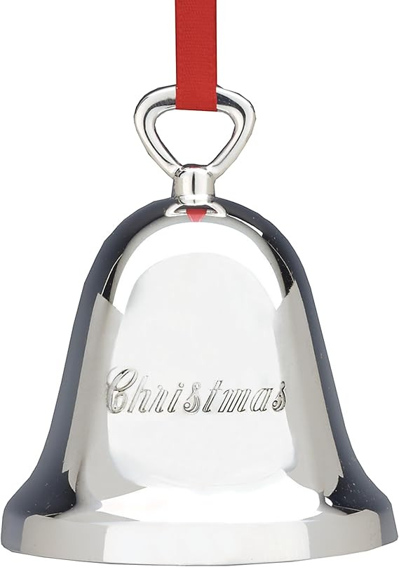 Reed & Barton 329/2 Ringing In The Season Silverplate Bell Ornament | Amazon (US)