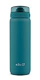 Ello Cooper Vacuum Insulated Stainless Steel Water Bottle Silicone Straw, 22 oz, Lavender | Amazon (US)