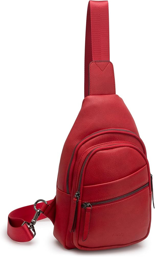 Alldaily Large Sling Bag for Women Crossbody Purse Leather Fashionable Trendy Chest Bag for Trave... | Amazon (US)