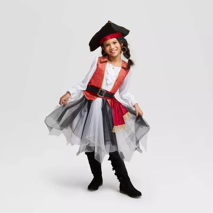 Kids' Pirate Halloween Costume Dress (with 2 Accessories) - Hyde & EEK! Boutique™ | Target