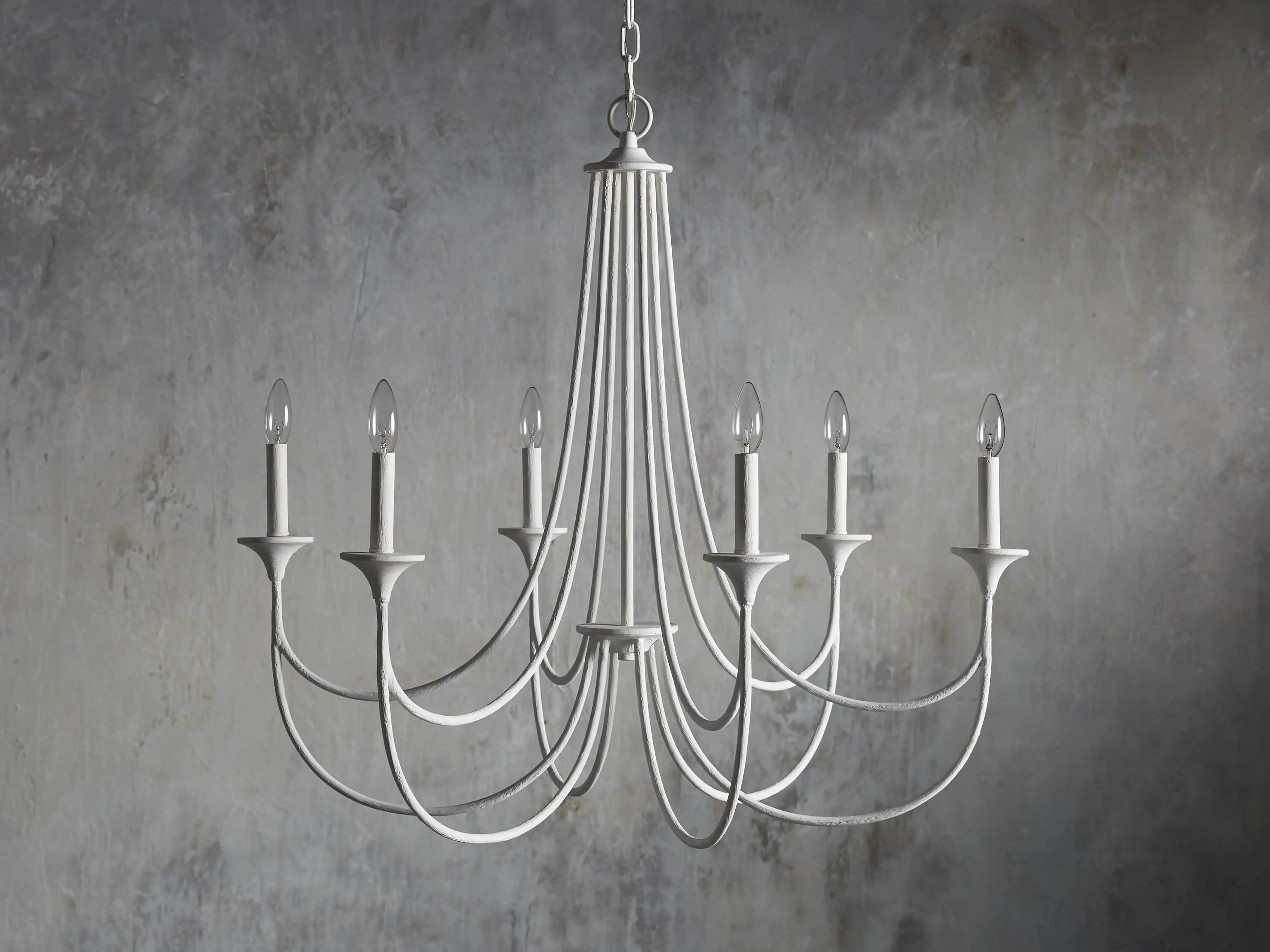 Sutherlin Gesso Chandelier | Arhaus | Arhaus
