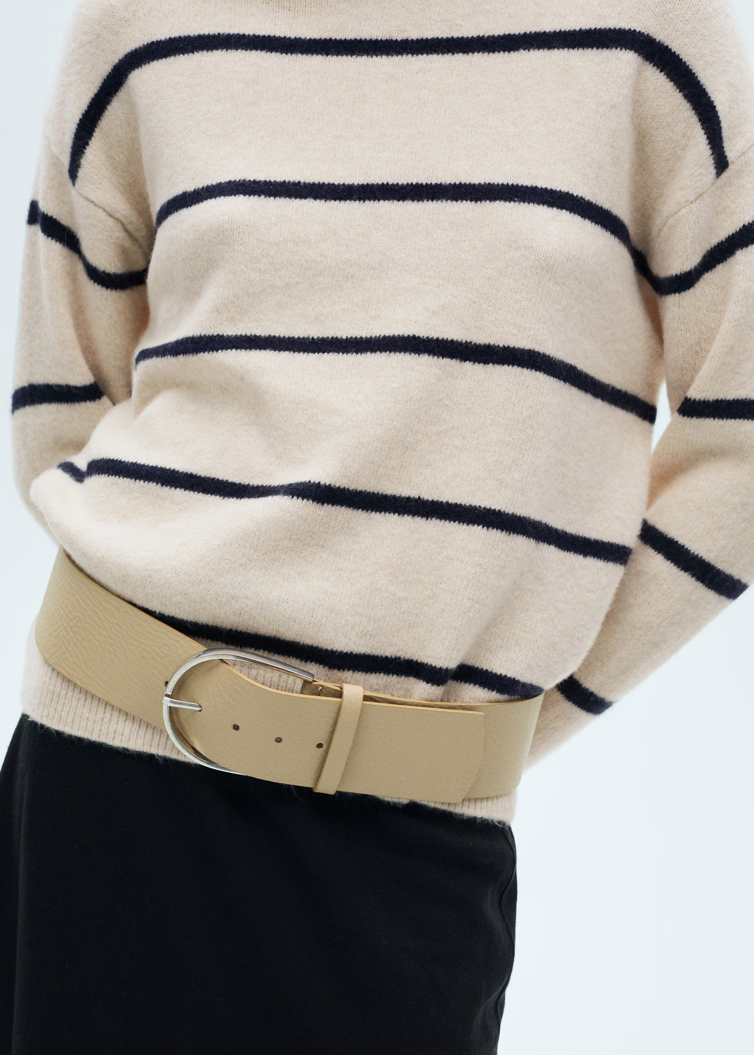 Striped knit sweater - Women | MANGO USA | Mango (US/MX/AU)