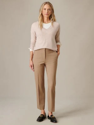 J.McLaughlin Women's Selene Pants Camel, Size 2 | Elastane/Wool | J.McLaughlin