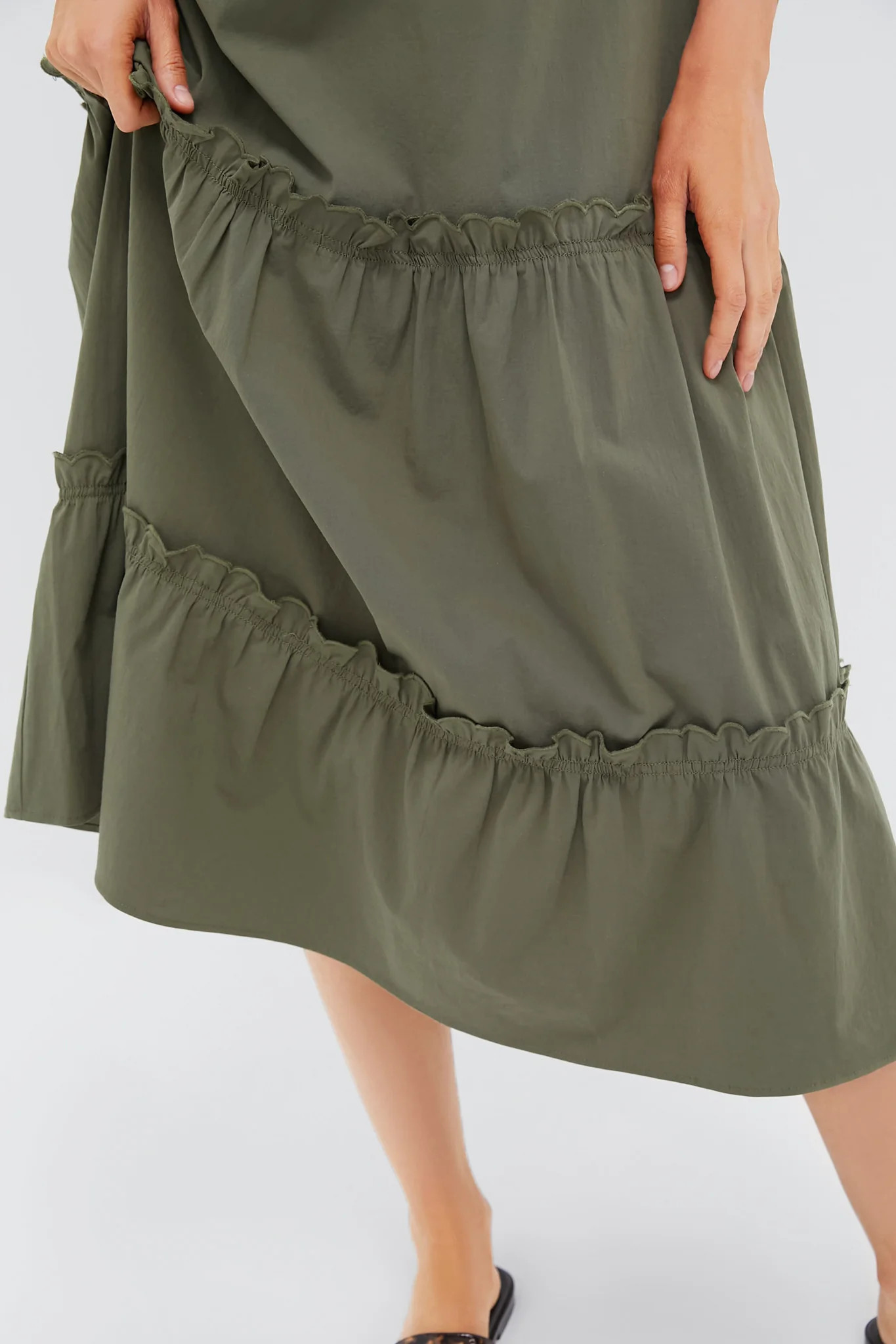 Olive Green Selena Maxi Dress | Tuckernuck (US)