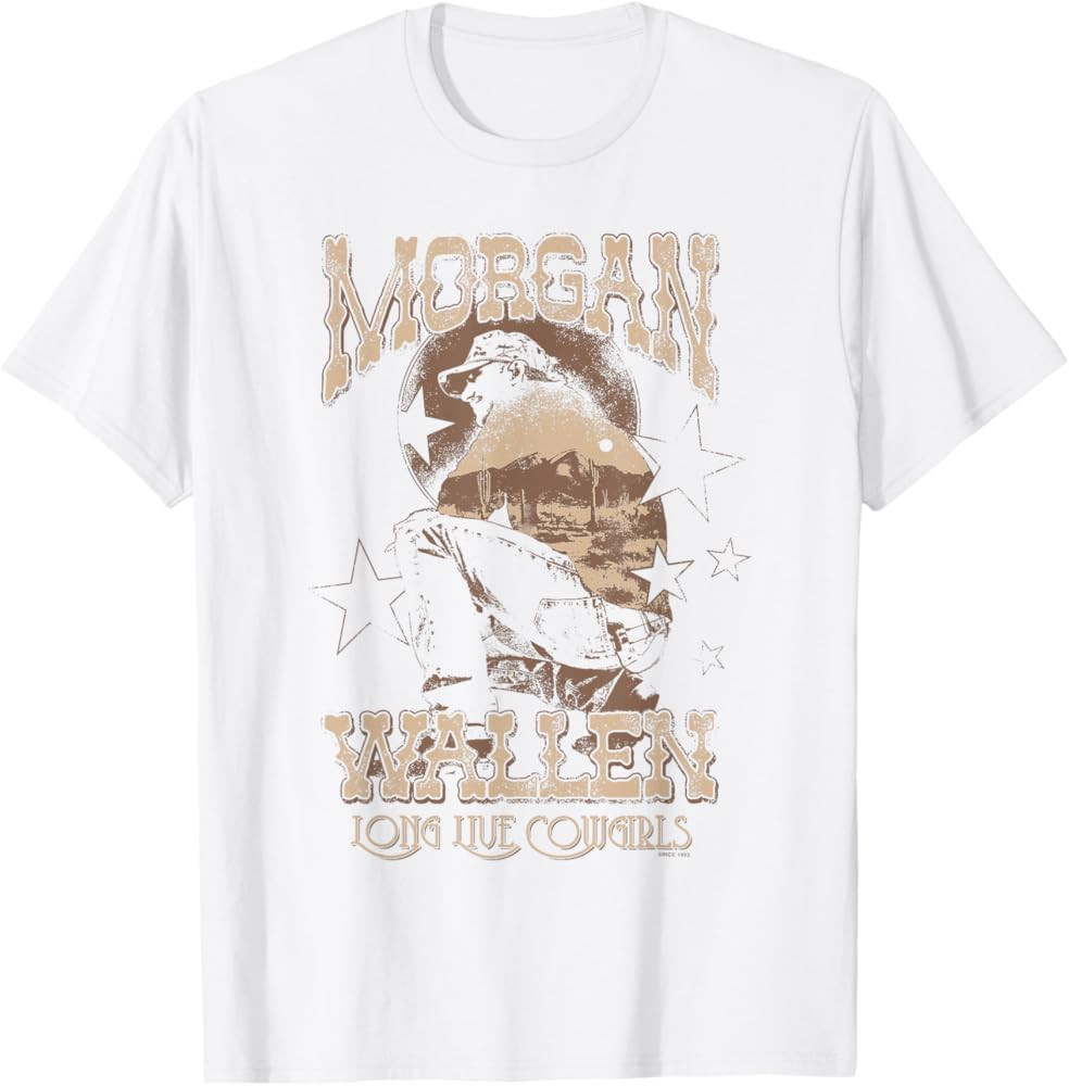 Official Morgan Wallen Long Live Cowgirls T-Shirt | Amazon (US)