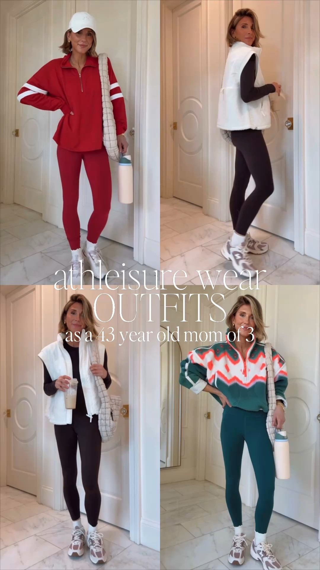 Mom on the go outfits, school drop off outfits 