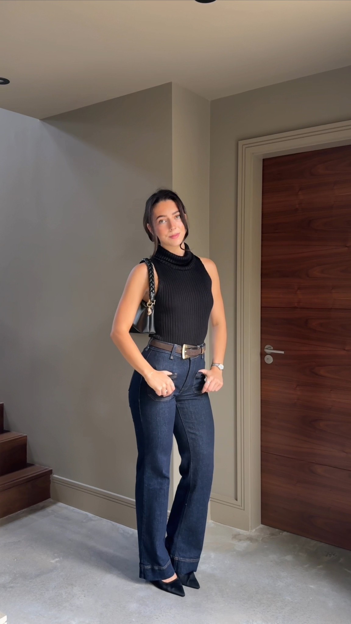 Recreate my look with H&M’s 15% off - ends tomorrow! 🖤 Chic autumn outfits, classy fall fashion, autumn outfit inspiration 2025, timeless capsule wardrobe, quiet luxury autumn style, sophisticated autumn looks, neutral autumn outfits

#LTKjeans #LTKautumn #LTKeurope