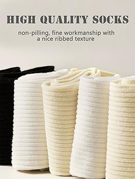 Ginmewrae Womens Ruffle Socks Cute Frilly Ankle Socks Breathable Cotton Warm Soft Casual Crew Soc... | Amazon (US)