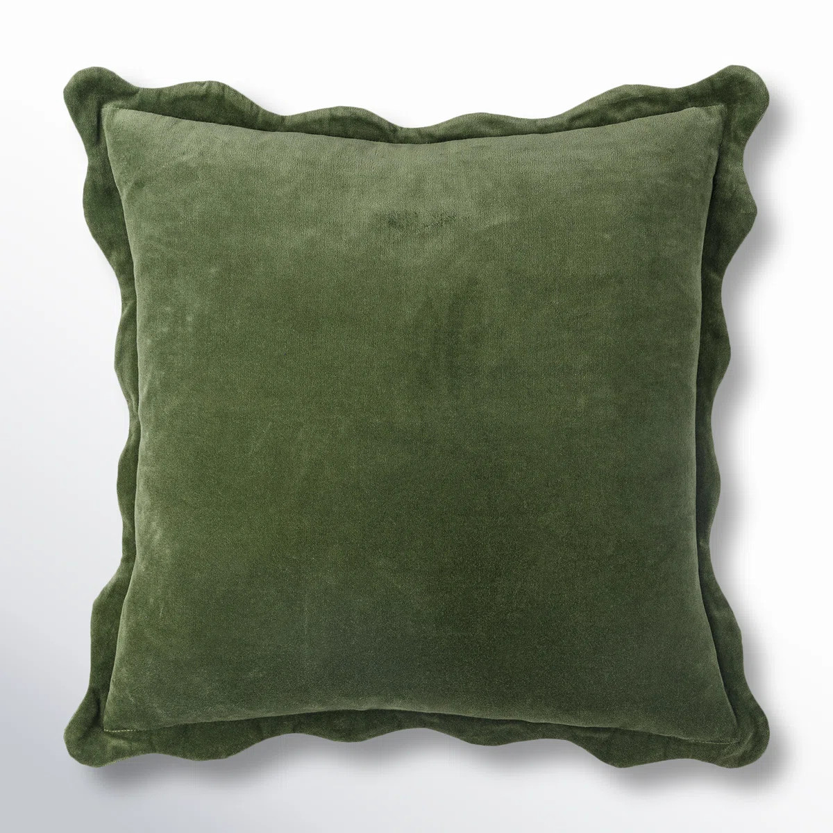 Collier Scalloped Edges Cotton Throw Pillow | Wayfair North America