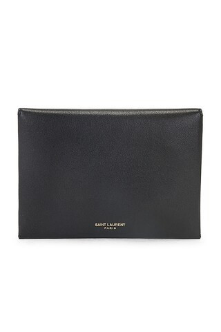Saint Laurent Clutch in Nero - Black. Size all. | FWRD 