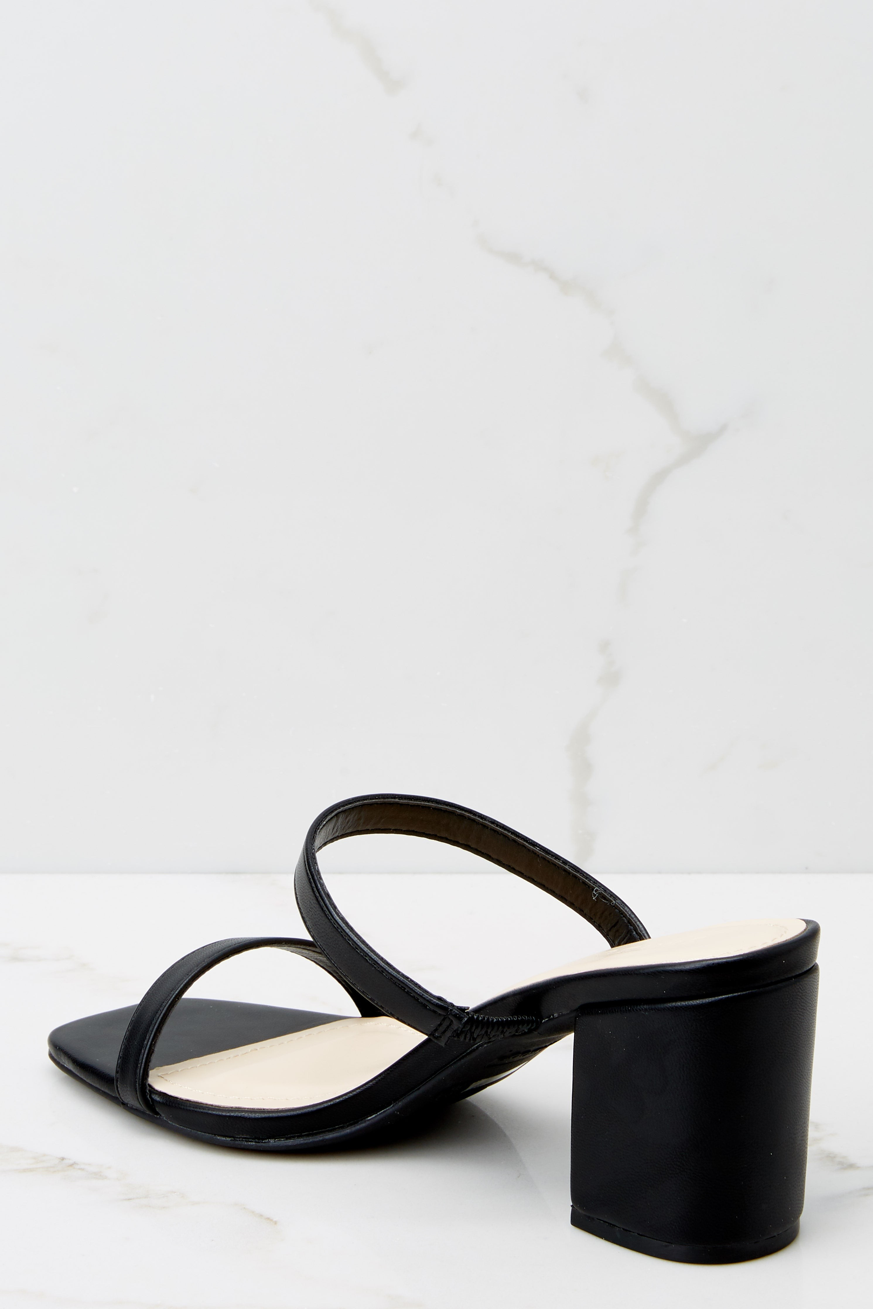 Fervently Fierce Black High Heel Sandals | Red Dress 