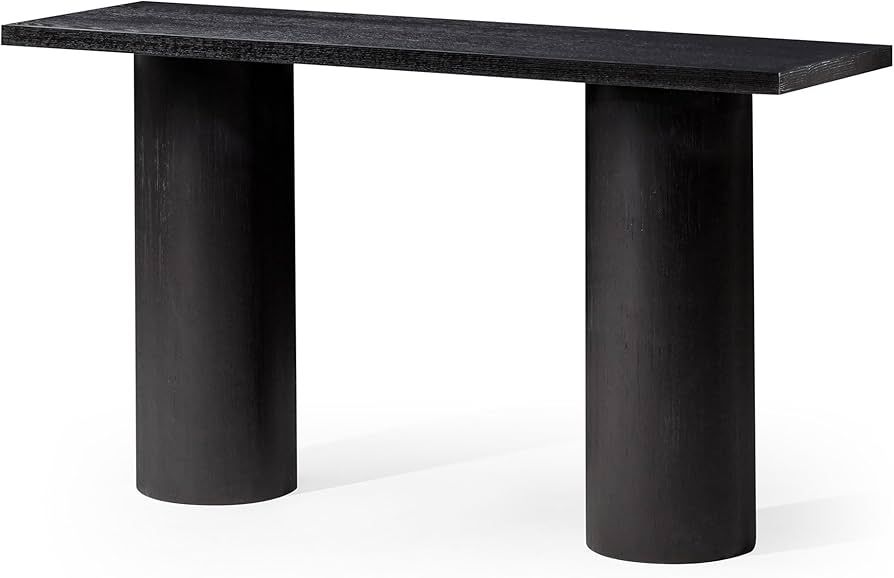 Maven Lane Lana Contemporary Wooden Console Table in Refined Black Finish | Amazon (US)