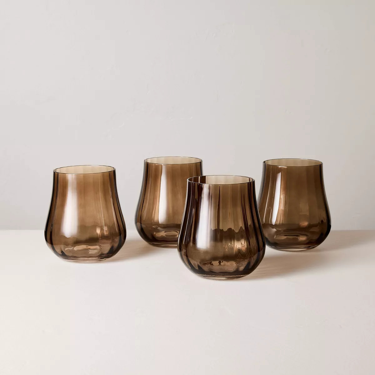 Set of 4 14oz Short Water Glasses - Hearth & Hand™ with Magnolia | Target