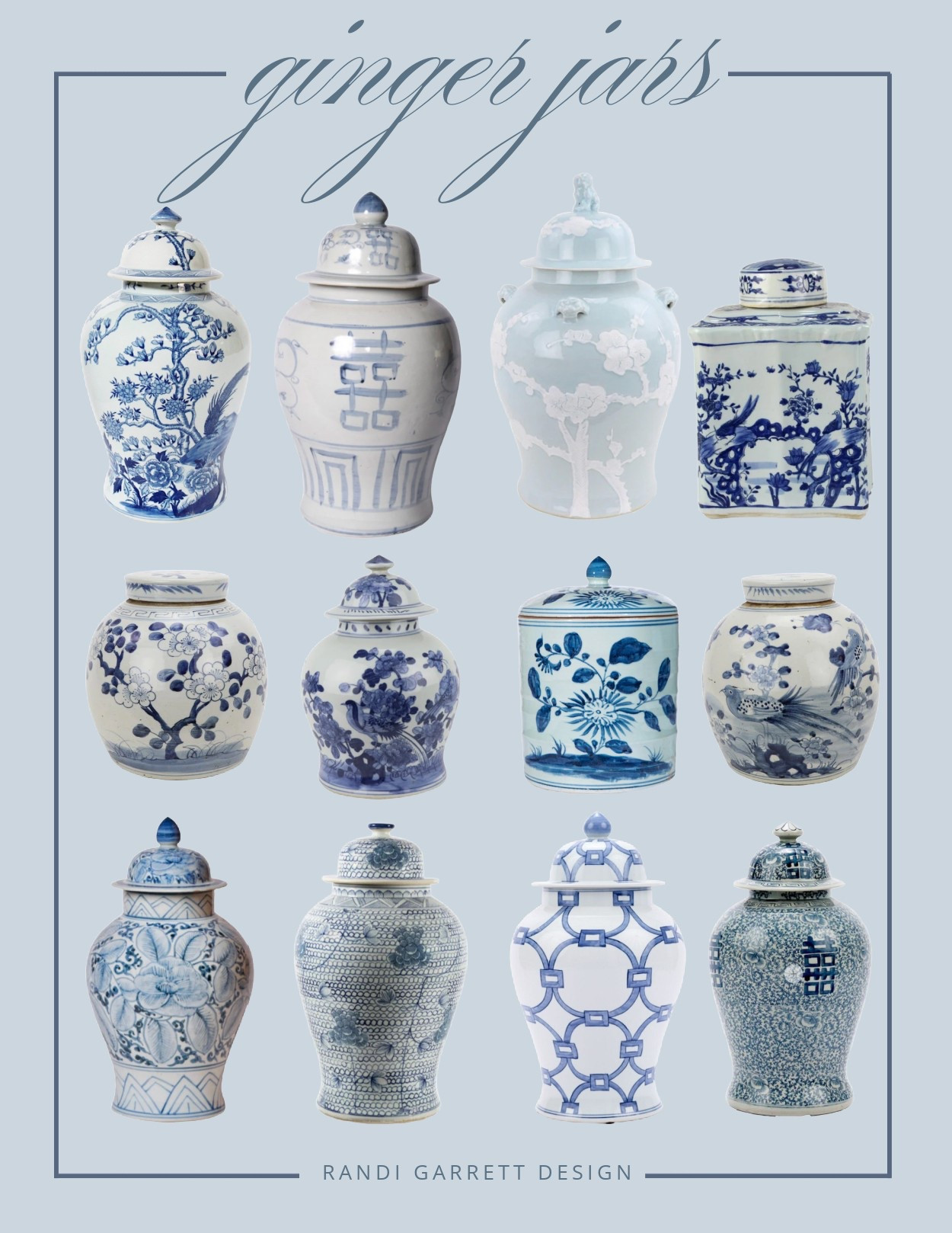 Some of my favorite ginger jars! You can use these year round in so many different ways!

#LTKHome #LTKSummerEdit #LTKSeasonal