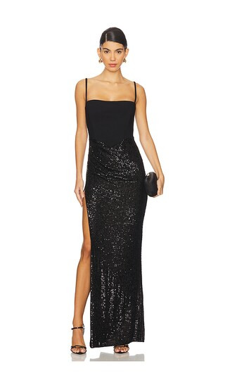 Monet Gown in Black | Revolve Clothing (Global)