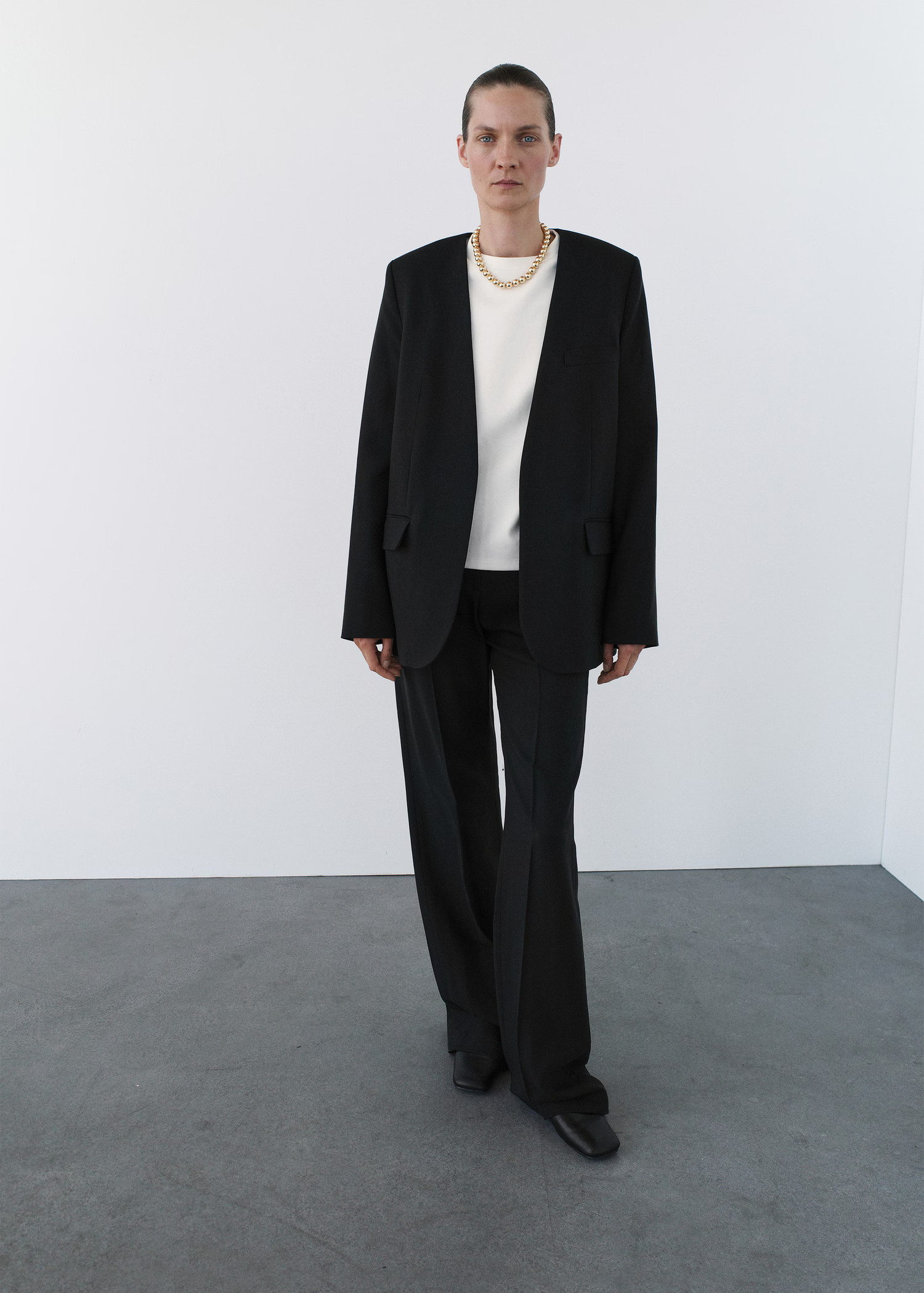 Suit blazer without lapels - Women | MANGO USA | Mango (US/MX/AU)