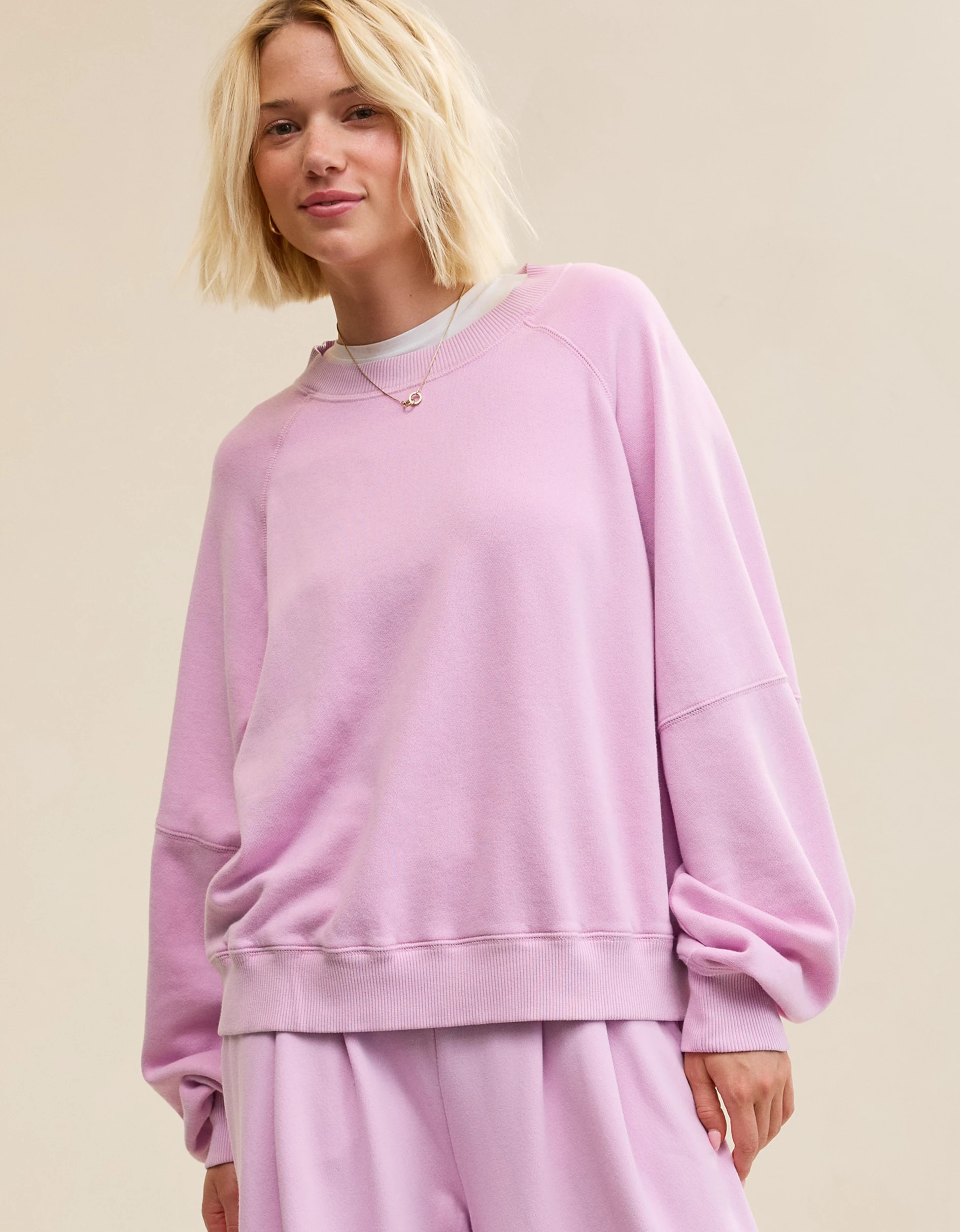 Aerie Go-To Classic Length Crew Sweatshirt | Aerie