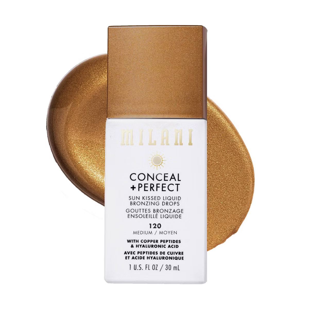 Milani Conceal + Perfect Sun Kiss Bronzing Drops - Medium - 1 fl oz | Target