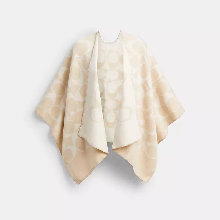 Maxi Signature Cape | Coach Outlet US