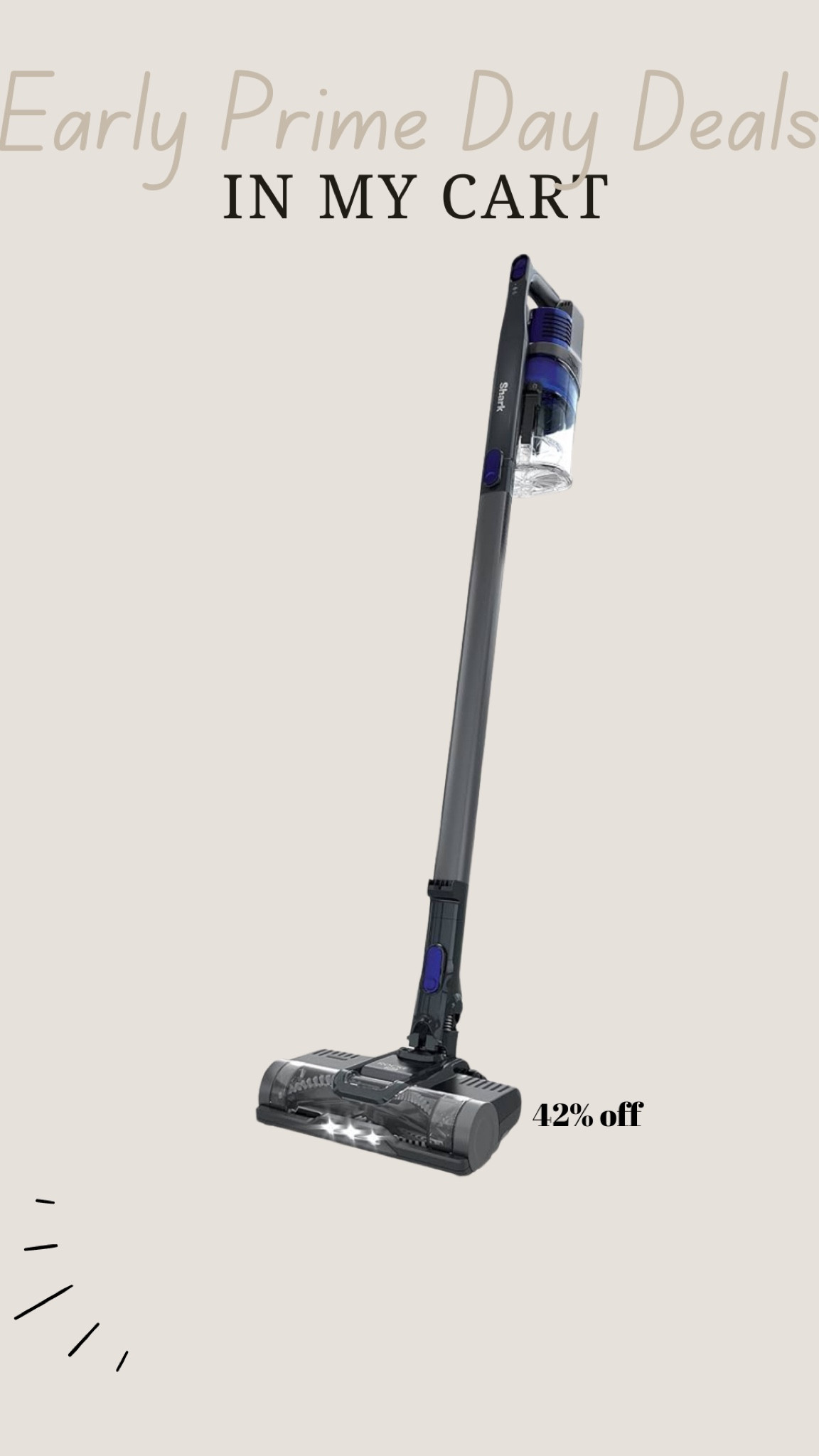 Shark IX141 Pet Cordless Stick Vacuum with XL Dust Cup, LED Headlights, Removable Handheld Vac, Crevice Tool, Portable Vacuum for Household Pet Hair, Carpet and Hard Floors, 40min Runtime, Grey
Early Amazon prime day deal 

#LTKSummerSales #LTKSaleAlert #LTKHome