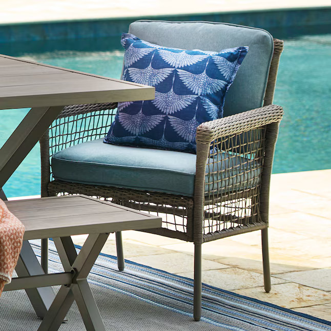 allen + roth Animal Print Crane Cascade Square Throw Pillow | Lowe's